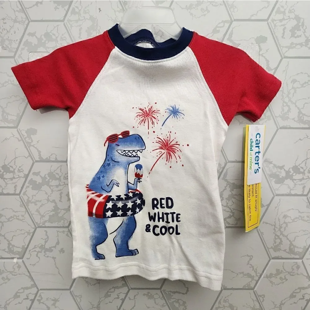 New Baby Boy's 4th of July Patriotic Clothes Bundle,  Size 18 months